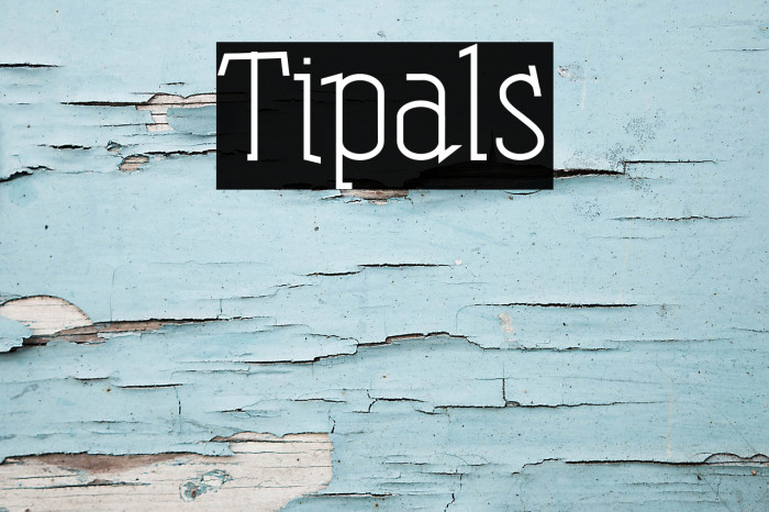 Tipals Font examples