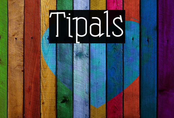 Tipals Font examples