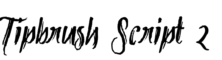 Tipbrush Script 2 Font