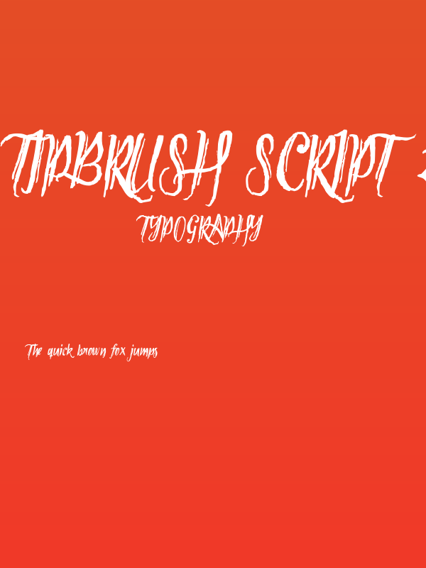 Tipbrush Script 2 Poster