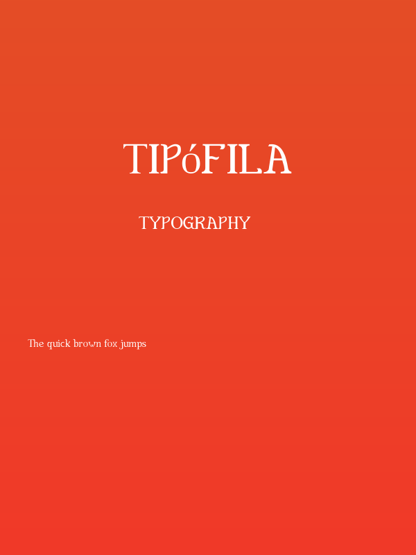 Tipófila Poster