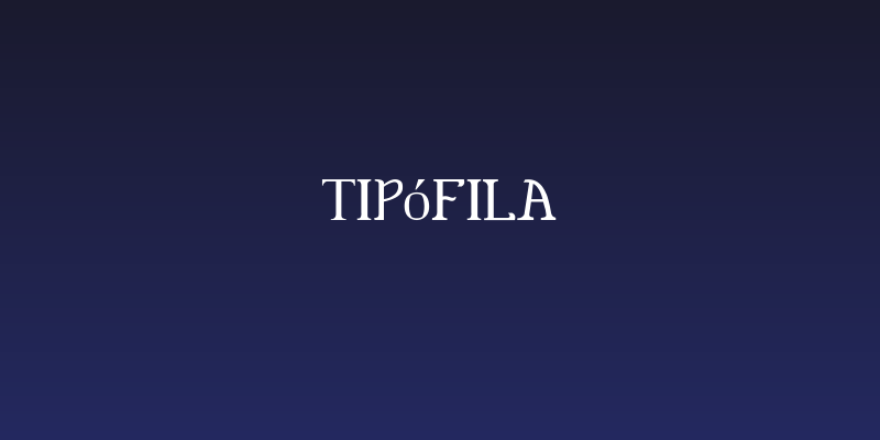 Tipófila Social Header