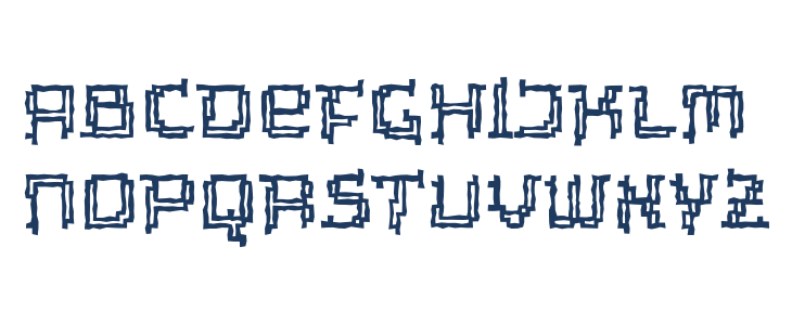 Tipi Archaic Inline Lowercase