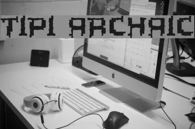 Tipi Archaic Font examples