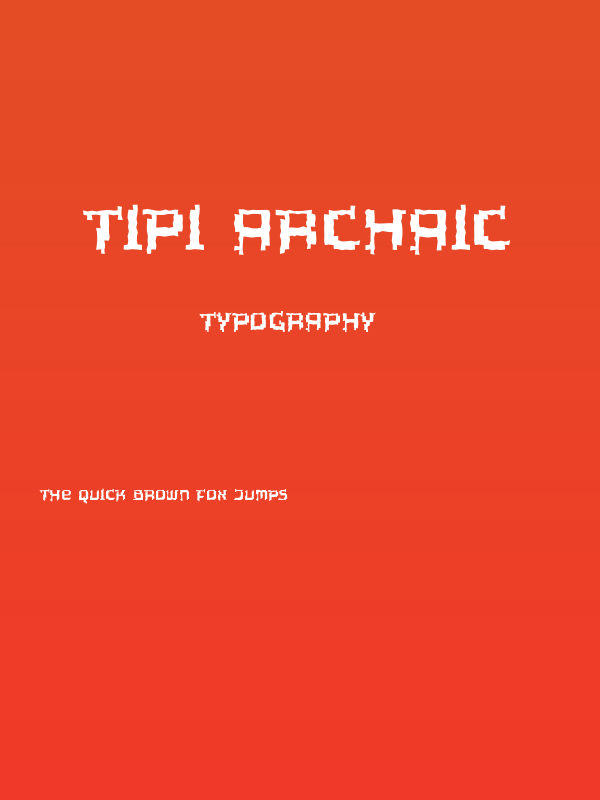 Tipi Archaic Poster