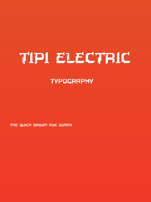 Tipi Electric Poster