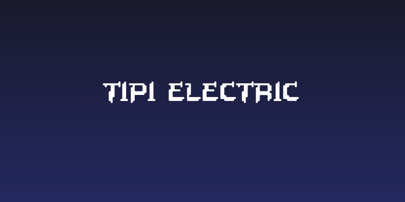 Tipi Electric Social Header