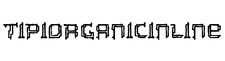 Tipi Organic Inline  Frei Schriftart Herunterladen