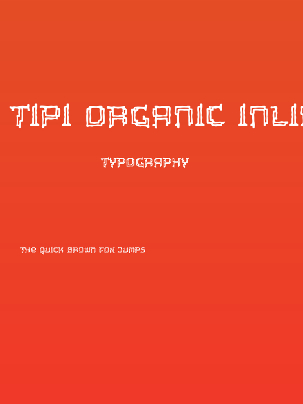 Tipi Organic Inline Poster