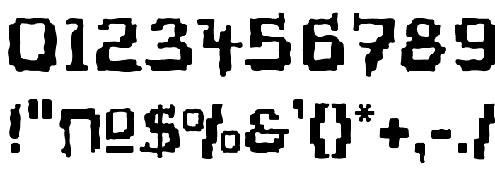 Tipi Organic Font OTHER CHARS