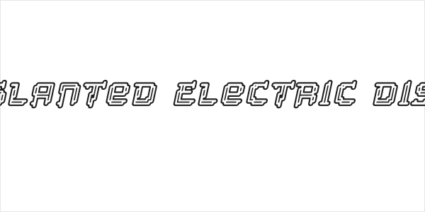 Tipi Slanted Electric Display Logo