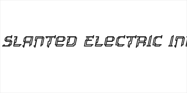 Tipi Slanted Electric Inline Logo