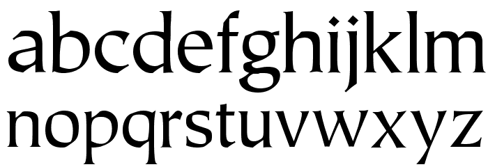 Tiplo Font LOWERCASE