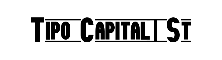 Tipo Capital1 St  Frei Schriftart Herunterladen