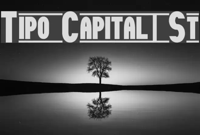Tipo Capital1 St Font examples