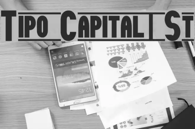 Tipo Capital1 St Font examples