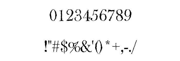 Tipo GraphiaMedium Font OTHER CHARS