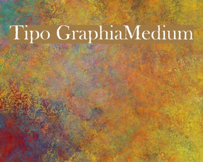 Tipo GraphiaMedium Example 1