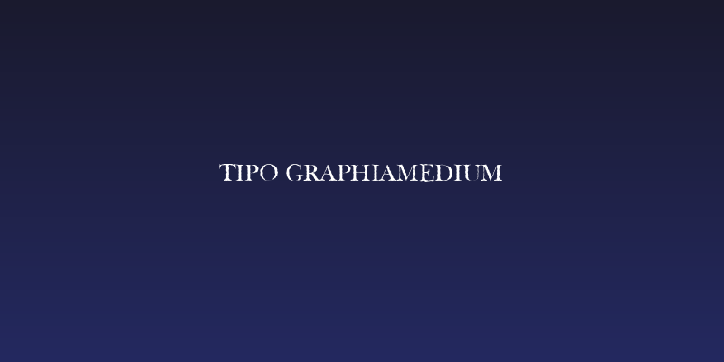 Tipo GraphiaMedium Social Header