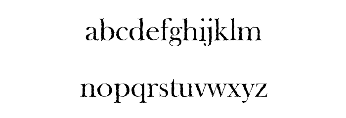 Tipo GraphiaMedium Font LOWERCASE