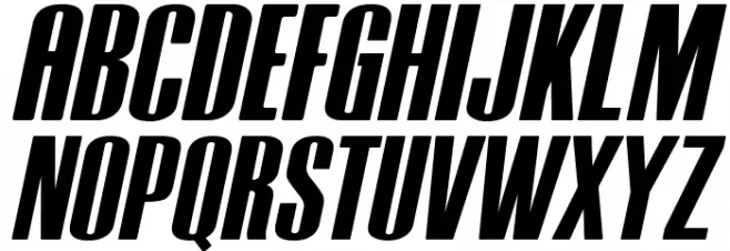 Tipo PRESS Italic Шрифта ВЕРХНИЙ