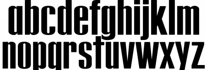Tipo PRESS Font LOWERCASE