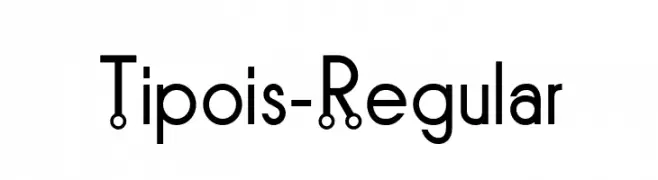 Tipois-Regular  font caratteri gratis