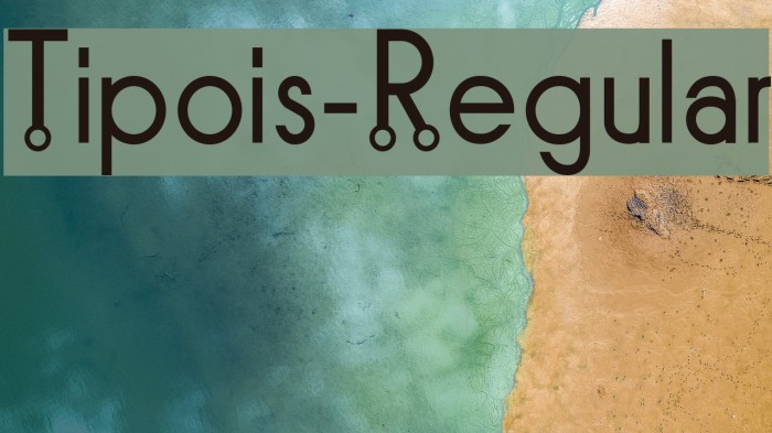 Tipois-Regular Font examples
