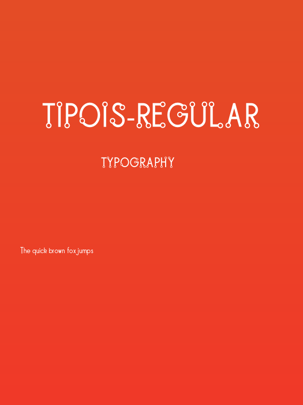 Tipois-Regular Poster