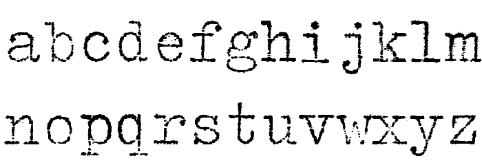 Tippa Font LOWERCASE