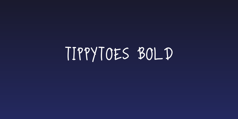 TippyToes Bold Social Header