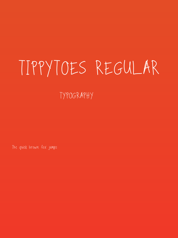 TippyToes Regular Poster