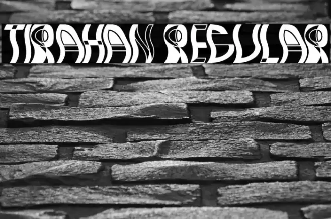 Tirahan Regular Font examples