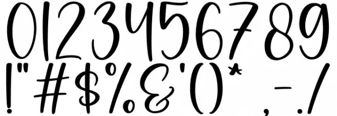 Tiramisu Font OTHER CHARS