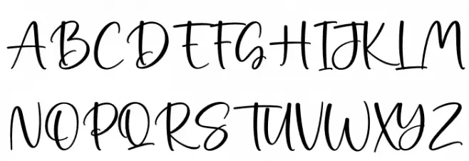 Tiramisu Font UPPERCASE