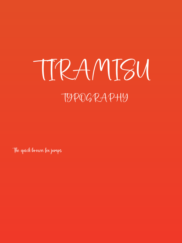 Tiramisu Poster