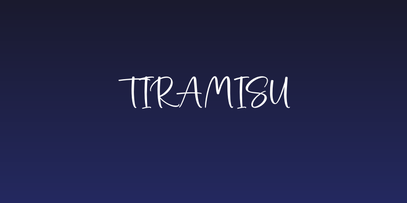 Tiramisu Social Header