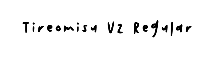 Tireomisu V2 Regular  Fuentes Gratis Descargar