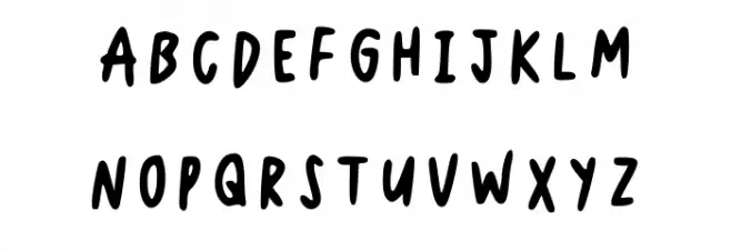 Tireomisu V2 Regular 字体 大写
