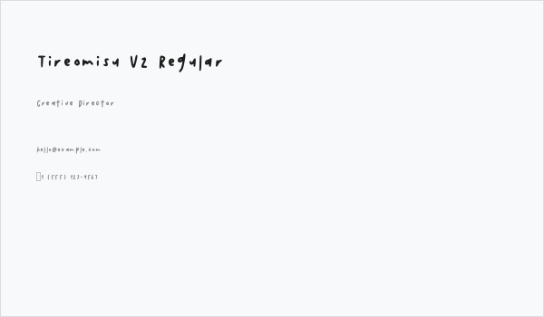 Tireomisu V2 Regular Business Card