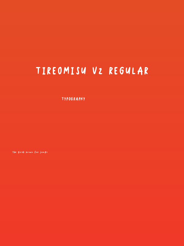Tireomisu V2 Regular Poster