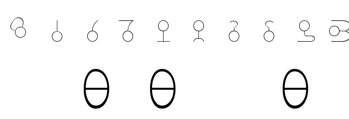 Tiresian Font OTHER CHARS