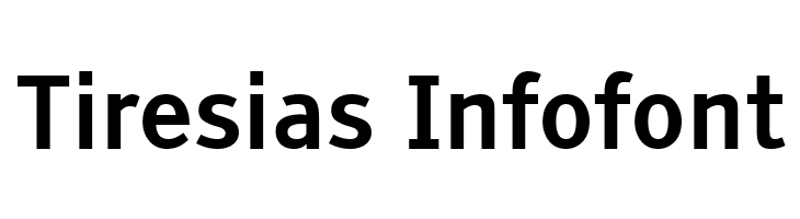 Tiresias Infofont  لخطوط تنزيل
