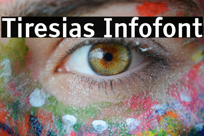 Tiresias Infofont Example 2