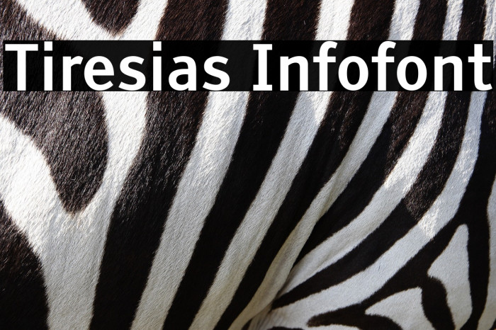 Tiresias Infofont Example 3