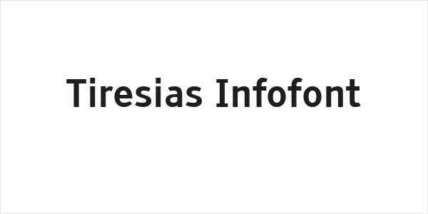 Tiresias Infofont Logo