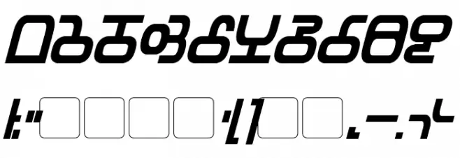 Tirolese Bold Italic Font OTHER CHARS