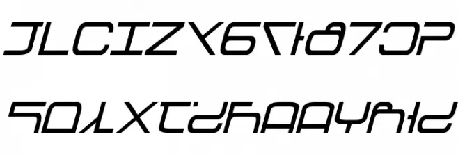 Tirolese Italic Schriftart Groß