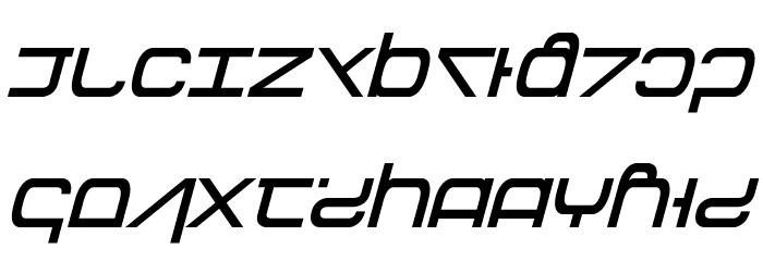Tirolese Italic Font LOWERCASE