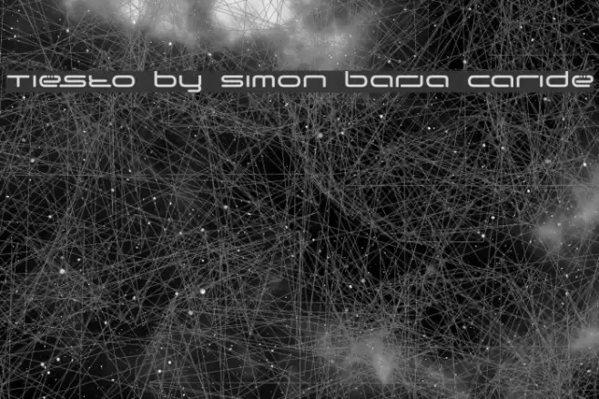 Tiesto by Simon Barja Caride
 Font examples